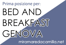 Prima pagina con 'Bed and Breakfast Genova'