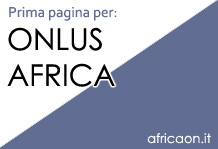 Prima pagina con 'Onlus Africa'
