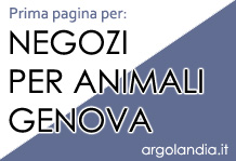Prima pagina per 'Negozio per Animali Genova'