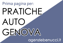 Prima pagina con 'Pratiche Auto Genova'