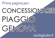 Prima pagina con 'Concessionarie Piaggio Genova'