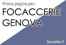 Prima pagina con 'Focaccerie Genova'