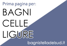 Prima pagina con 'Bagni Celle Ligure'