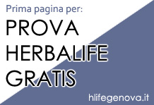 Prima pagina con 'Prova Herbalife Gratis'